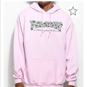 Pink thrasher hoodie